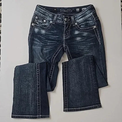 Bootcut Jeans mit niedrigem Bund für Damen - Image 3