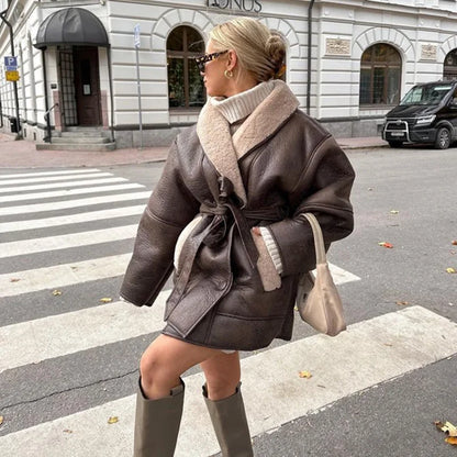 Gürtel-Wickeljacke für Damen - Image 4