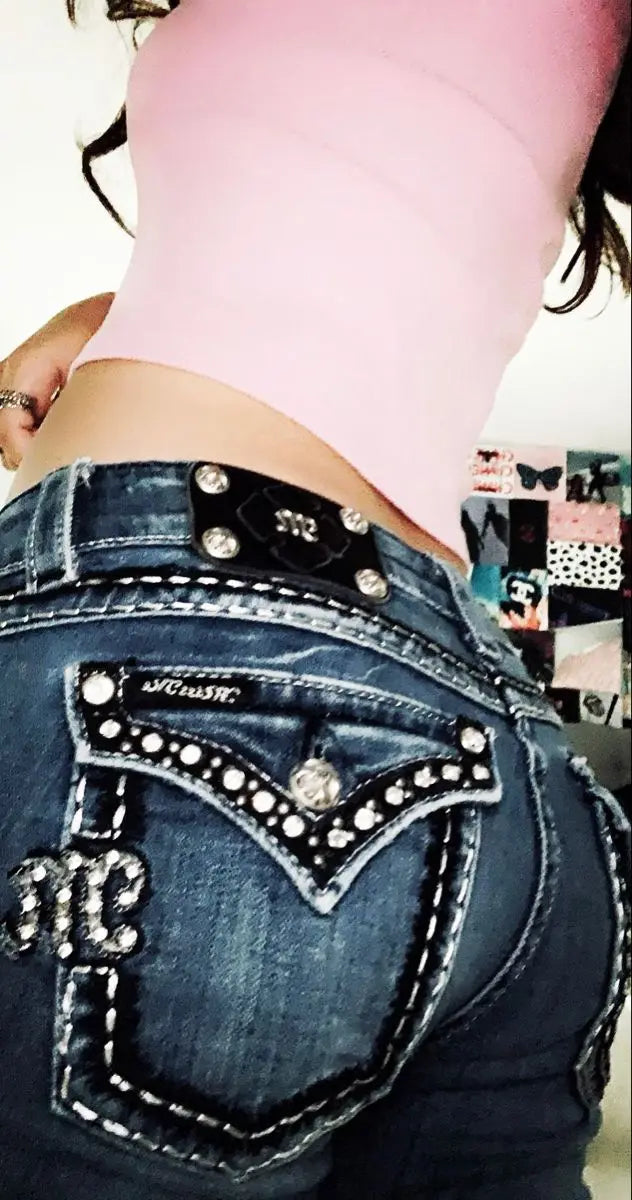 Bootcut Jeans mit niedrigem Bund für Damen - Image 2