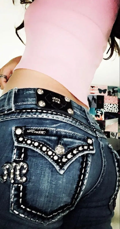 Bootcut Jeans mit niedrigem Bund für Damen - Image 2