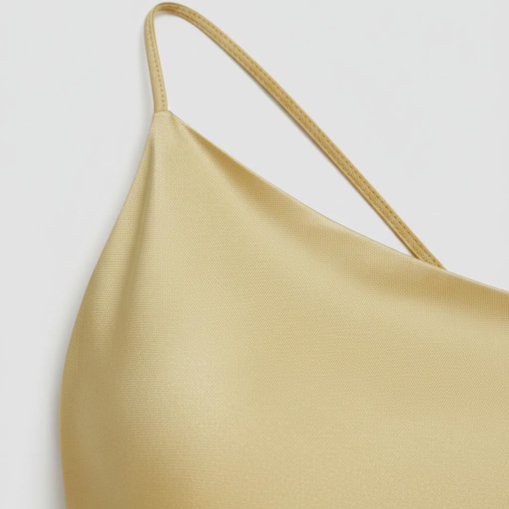 Satin Kleid mit Seitenschlitz für Frauen