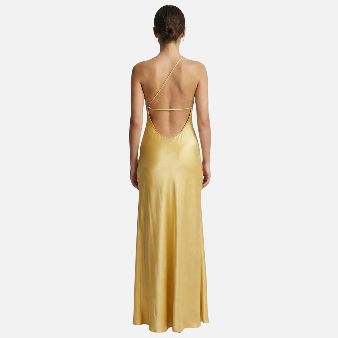 Satin Kleid mit Seitenschlitz für Frauen