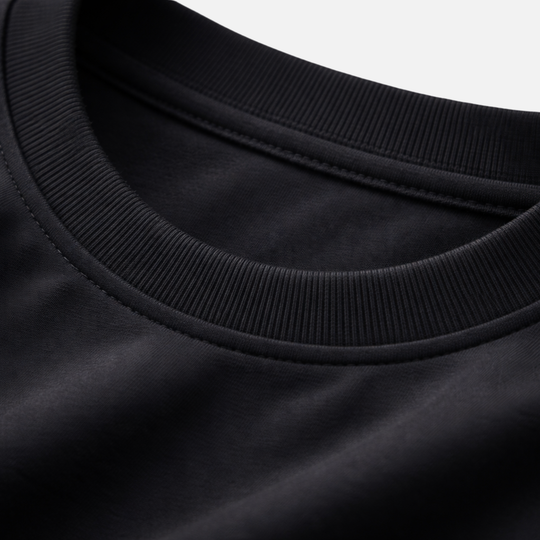 Sauberer Abschluss T-Shirt mit Rundhalsausschnitt für Männer