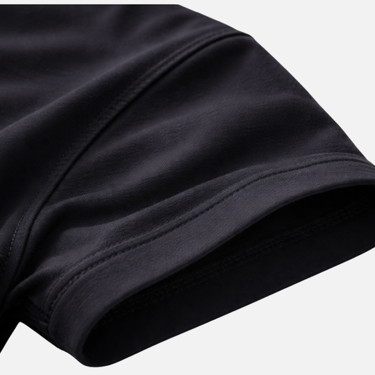 Sauberer Abschluss T-Shirt mit Rundhalsausschnitt für Männer