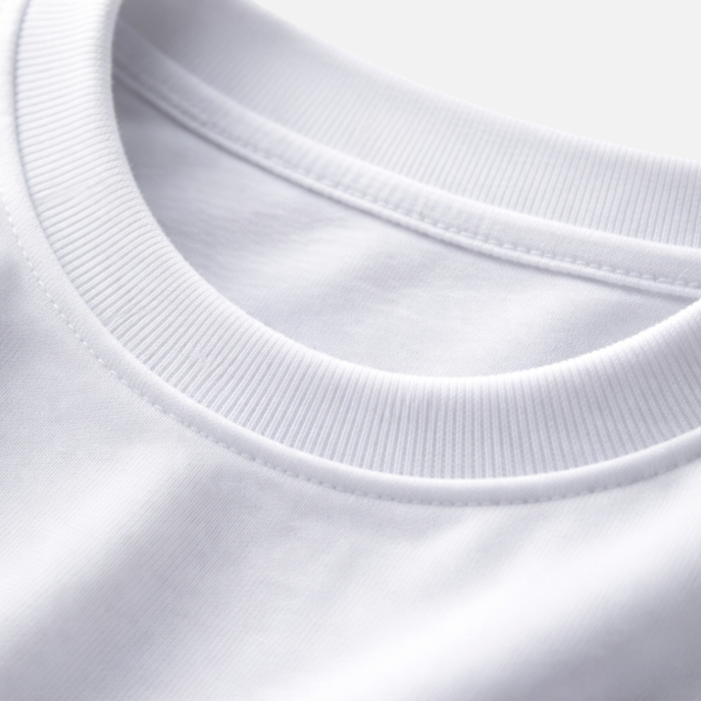 Sauberer Abschluss T-Shirt mit Rundhalsausschnitt für Männer