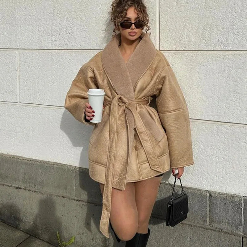 Gürtel-Wickeljacke für Damen - Image 1