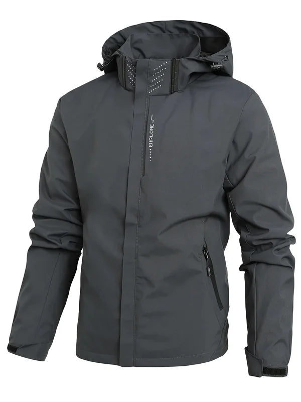 Regenjacke mit Kapuze für Herren - Image 2