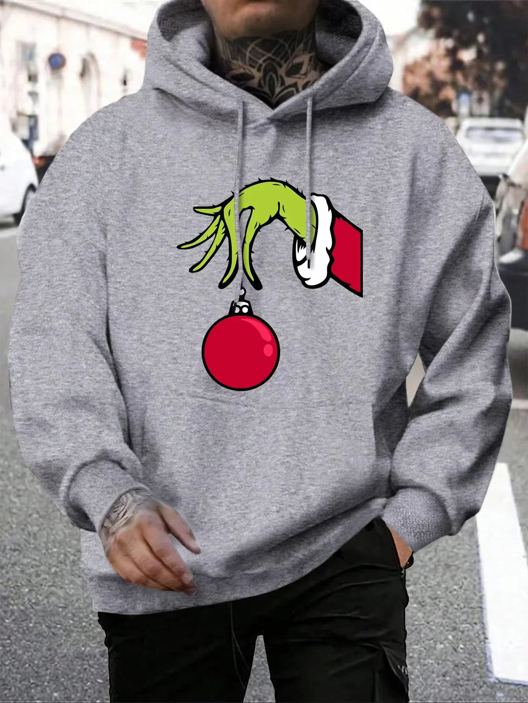 Hoodie mit Grafikdruck für Herren - Image 1