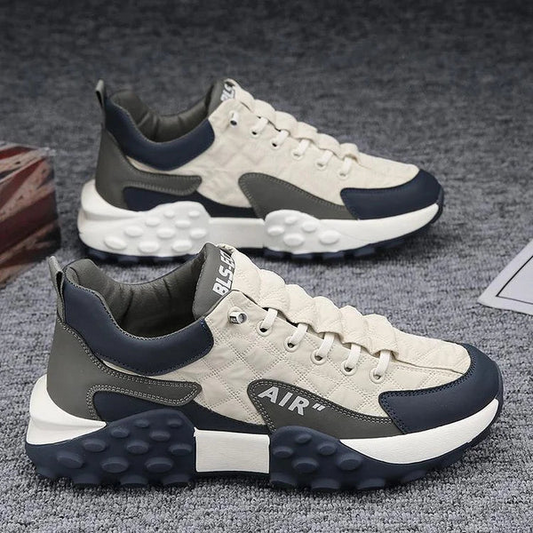 Schnürsneaker Low-Top Herren – Textilstruktur & Verstärkte Zehenpartie
