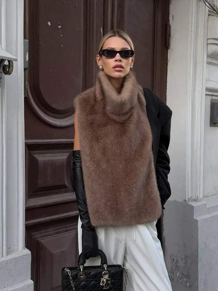 Statement-Kragen Weste für Damen - Image 3