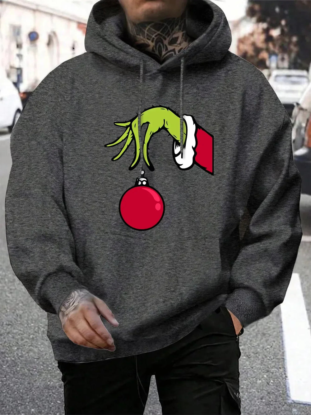 Hoodie mit Grafikdruck für Herren - Image 2