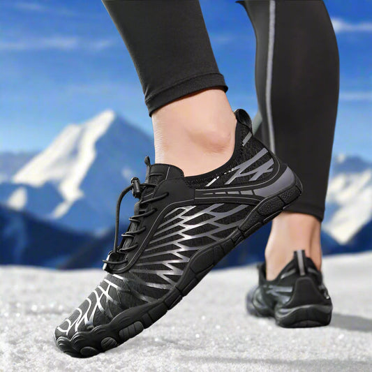 Freizeitschuhe - Strukturstoff & Breite Passform