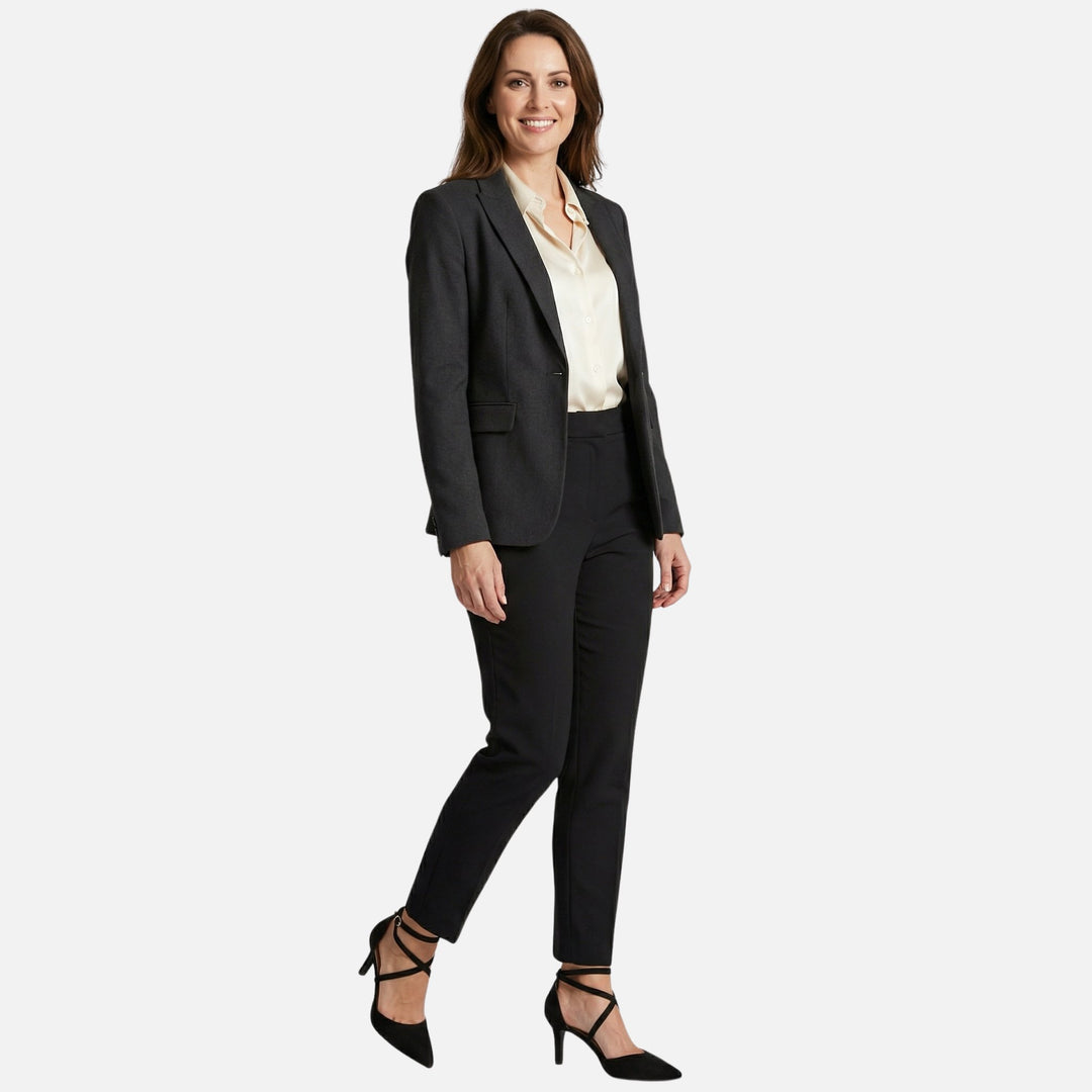 Wildleder Stiletto Pumps – Spitze Kappe mit Kreuzriemen & Schnalle