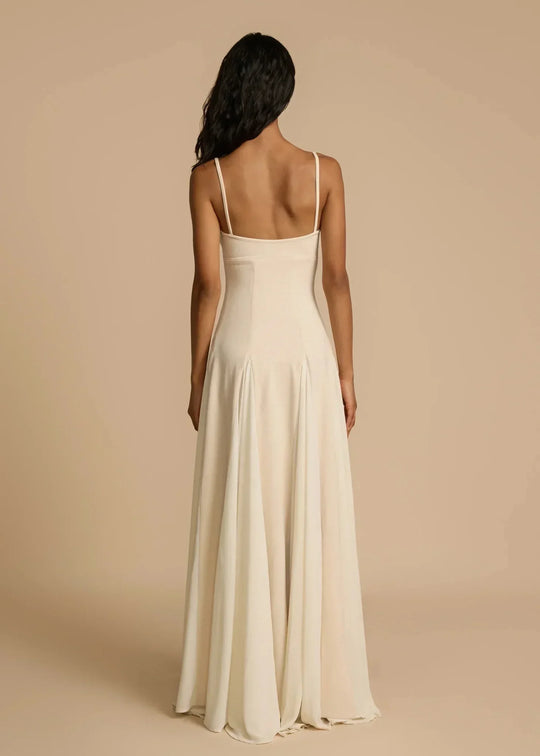 Spaghetti-Träger A-Linien Maxikleid für Damen - Image 13