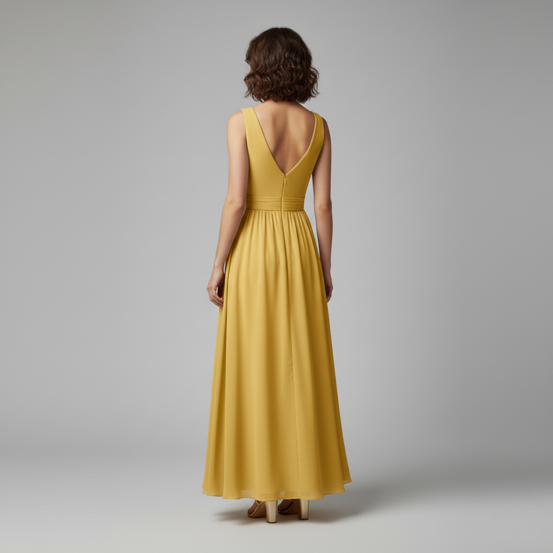 Image of Ärmelloses A-Linien-Maxikleid für Damen