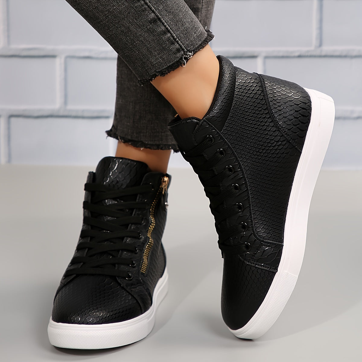 Plateau High Top Sneaker für Damen - Image 8
