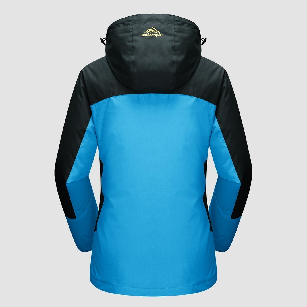 Image of Damen 3-in-1 Outdoorjacke mit Kapuze