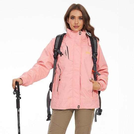 Image of Damen 3-in-1 Outdoorjacke mit Kapuze
