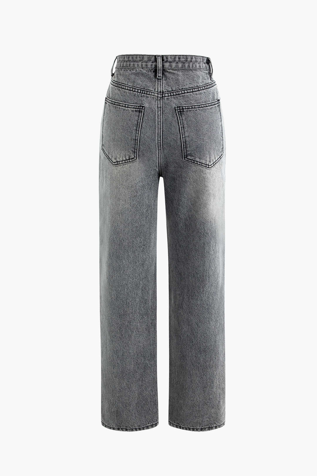 Image of Damen High-Waist Wide Leg Jeans