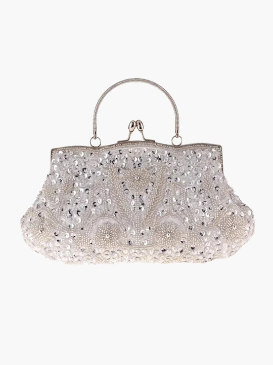 Image of Damen Pailletten Top Handle Clutch