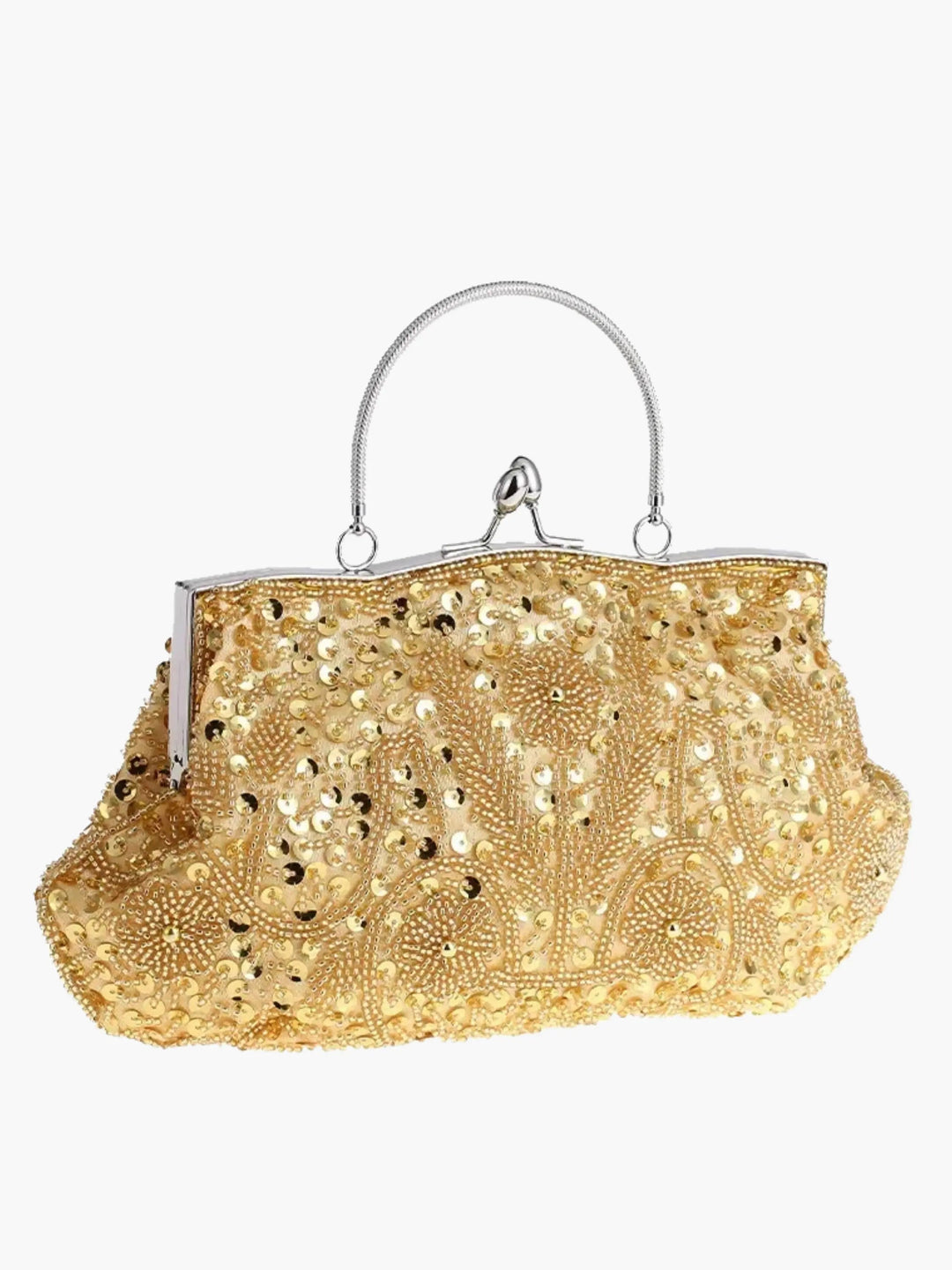 Image of Damen Pailletten Top Handle Clutch