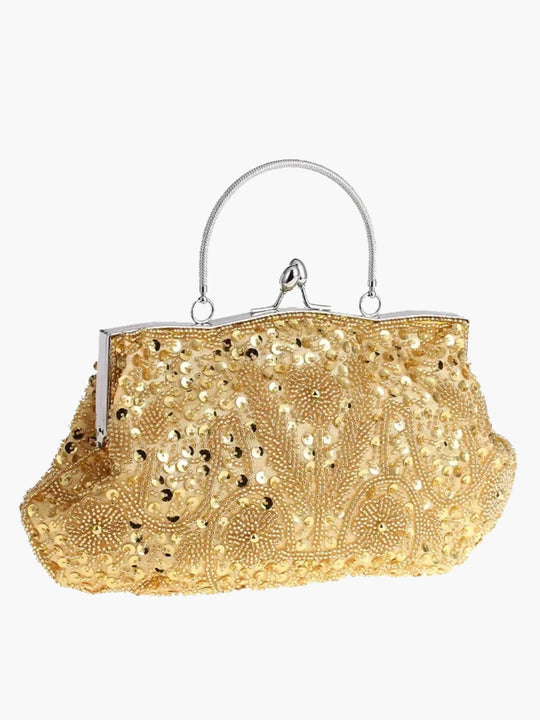 Image of Damen Pailletten Top Handle Clutch