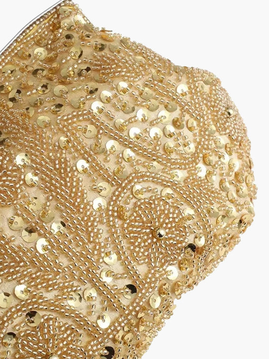 Image of Damen Pailletten Top Handle Clutch