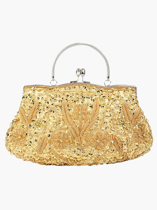 Image of Damen Pailletten Top Handle Clutch