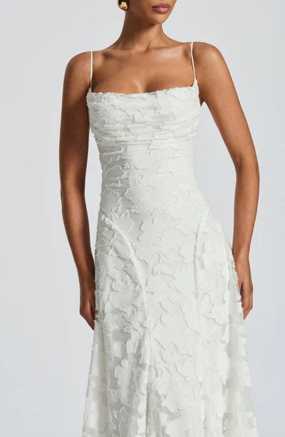 Image of Damen Spaghettiträger A-Linien Maxikleid