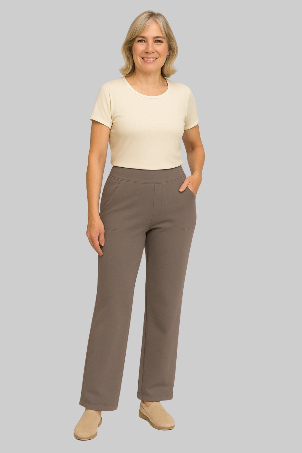 Image of Damen Wide Leg Hosen