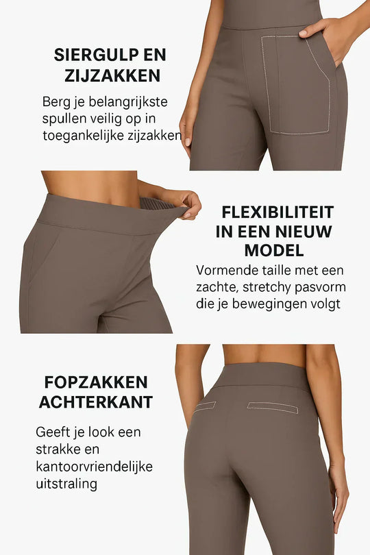 Image of Damen Wide Leg Hosen