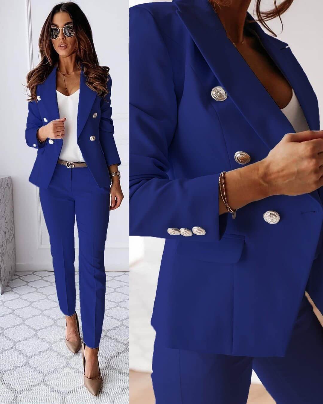Image of Damen Zweiteiler Blazer Set