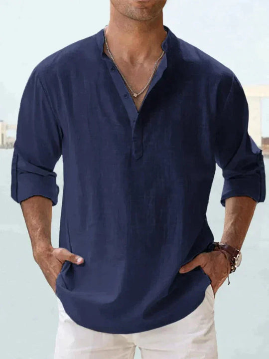 Image of Herren Button-Down Langarmhemd