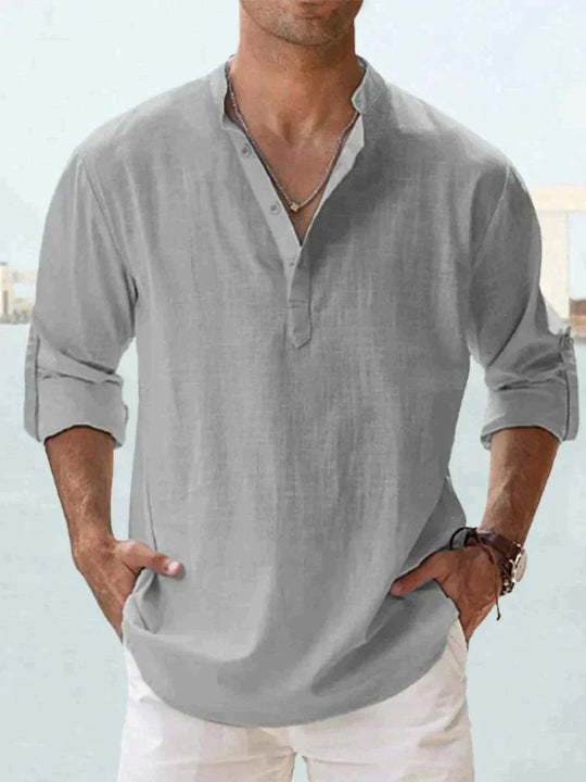 Image of Herren Button-Down Langarmhemd