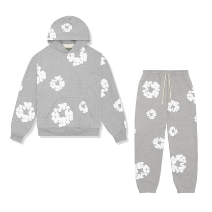 Grafisches Muster Hoodie Set für Damen - Image 3