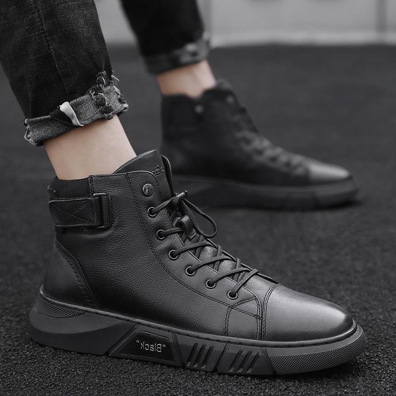 Bendro | Robuste schwarze Herrenschuhe