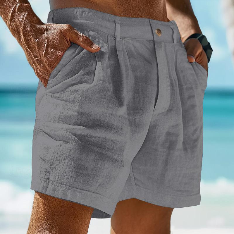 Plissierte Freizeitshorts für Herren - Image 4
