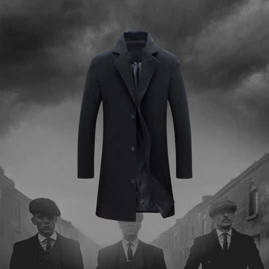 Herren Mantel mit fallendem Revers - Image 5